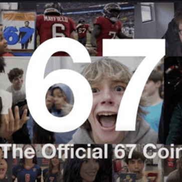The Official 67 Coin Logo